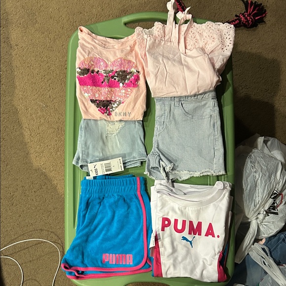 Puma Gap DKNY shorts and shirt sets bundle lot - Picture 1 of 8